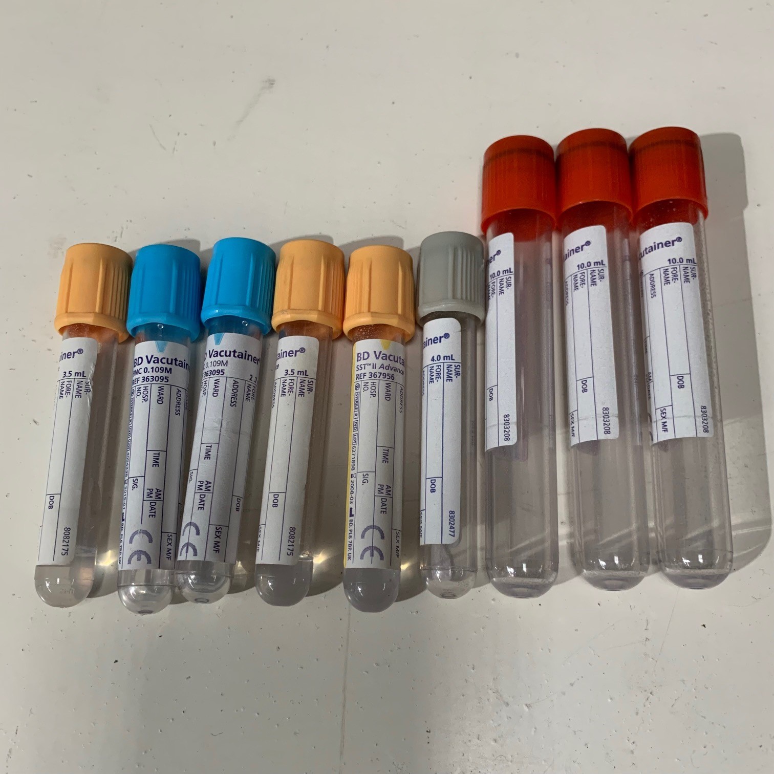 VACUTAINER, Blood Collection Tube - Single
